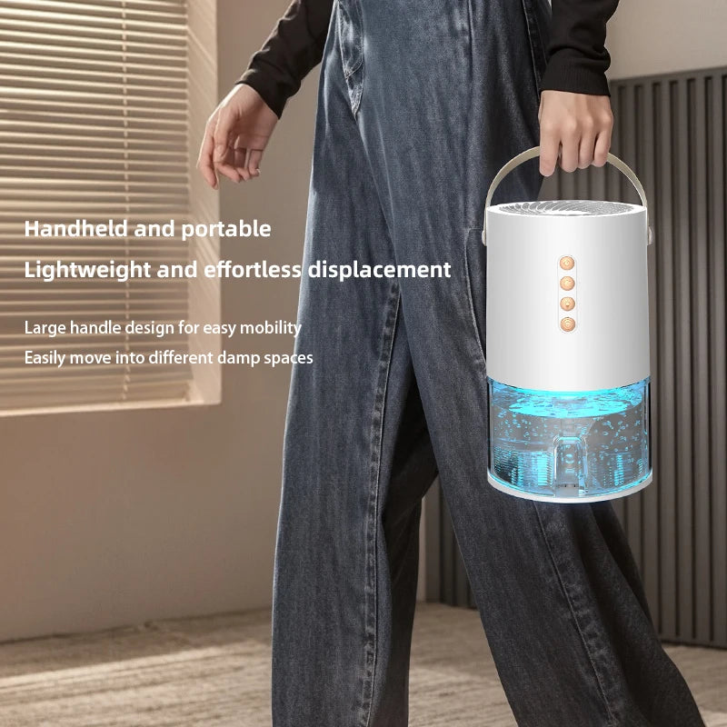 Smart Dehumidifier for Home Office Negative ions Eliminate Damp Mold and Moisture and Portable Energy Efficient Air Dehumidifier