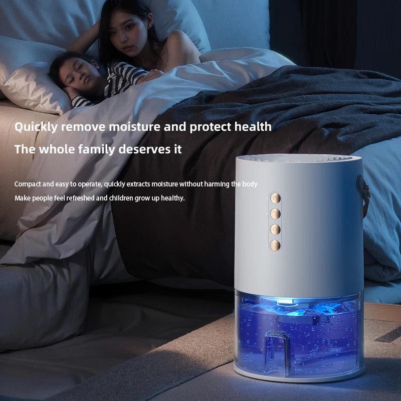 Smart Dehumidifier for Home Office Negative ions Eliminate Damp Mold and Moisture and Portable Energy Efficient Air Dehumidifier