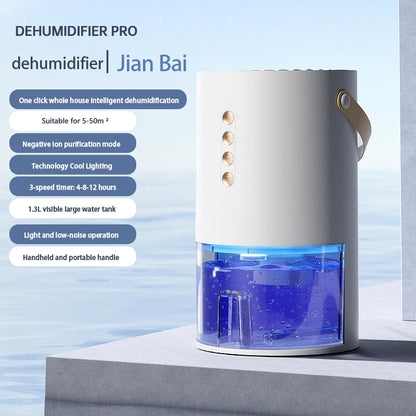 Smart Dehumidifier for Home Office Negative ions Eliminate Damp Mold and Moisture and Portable Energy Efficient Air Dehumidifier